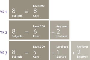 course structure diagram