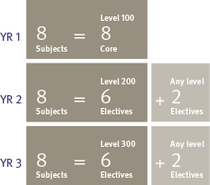 course structure diagram