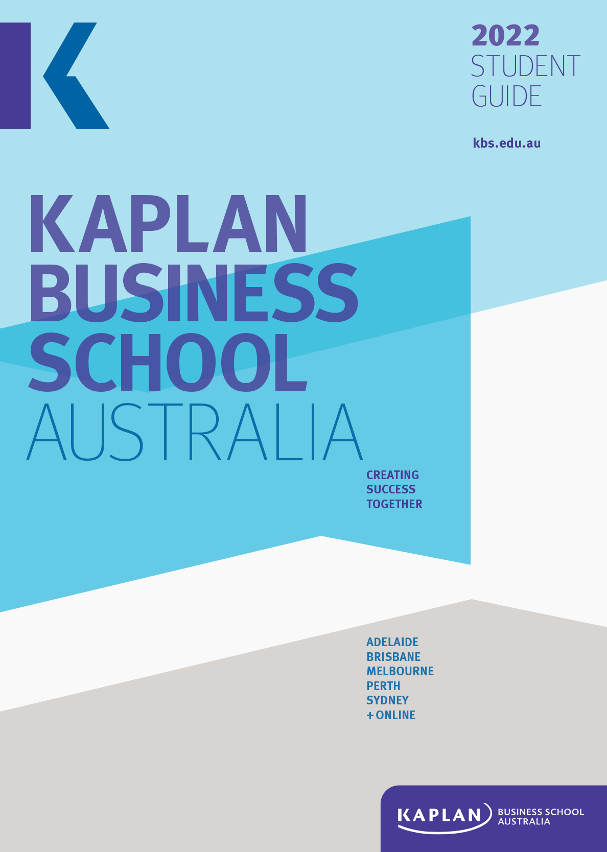 Kaplan Business School brochure / student guide