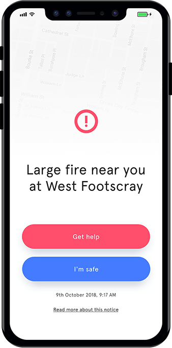 Sonder App Safety Notification